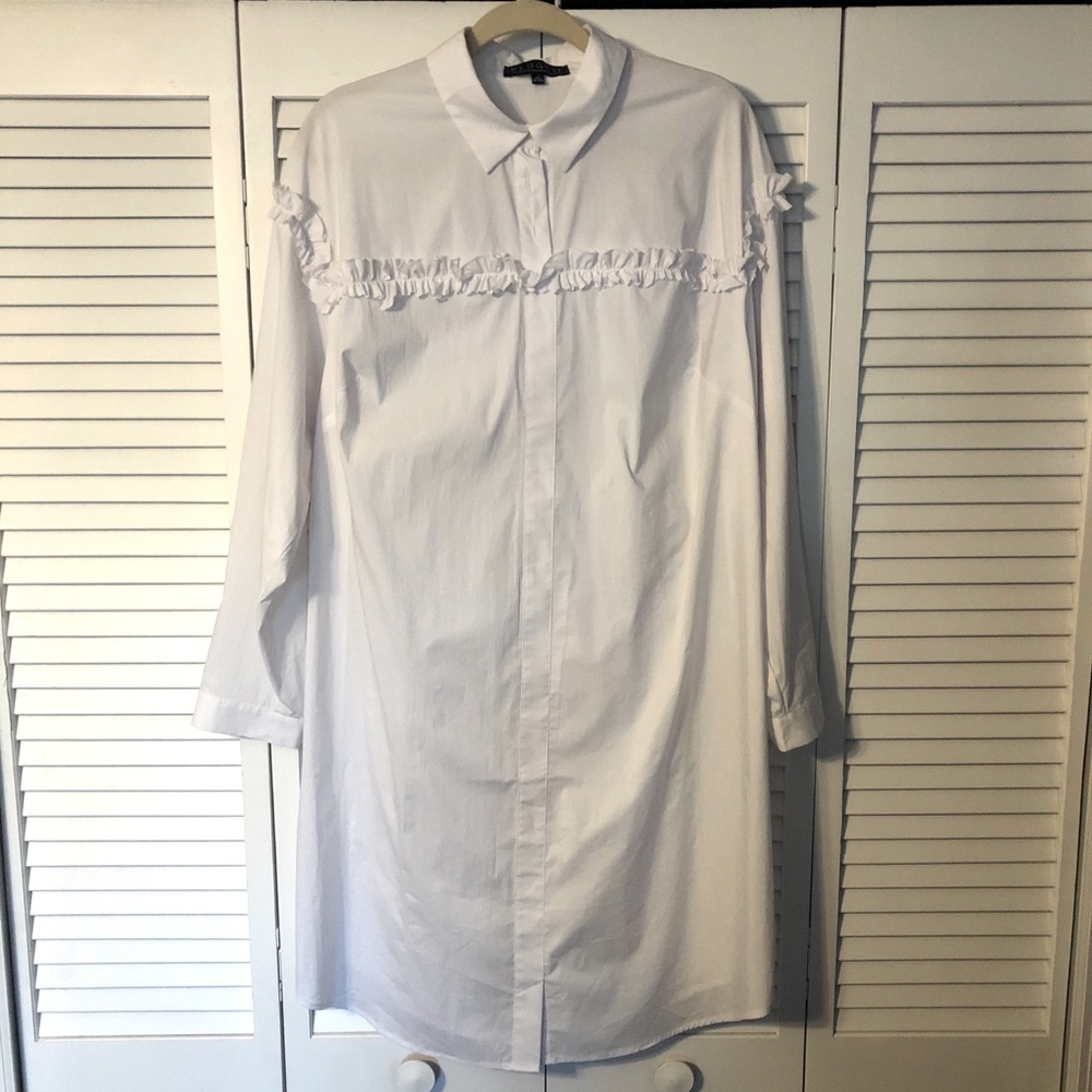ELOQUII New with tags white shirt dress size 16